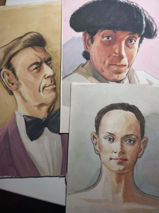 Painting People in Watercolor (From Photo) 12+
