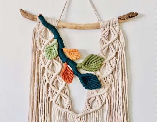 3-D Leaves Wall Hanging 15+