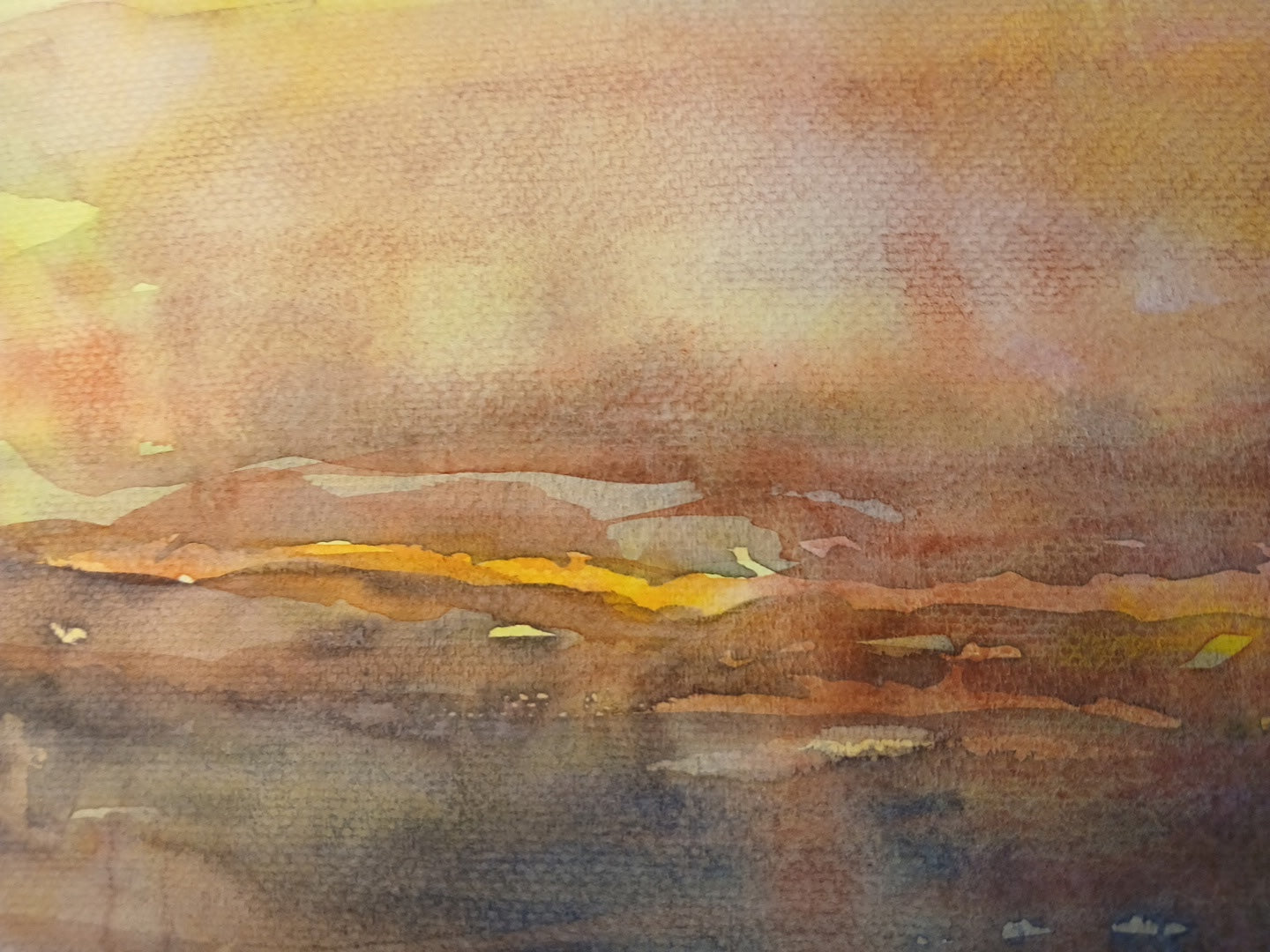 Modern Abstract Watercolor 12+