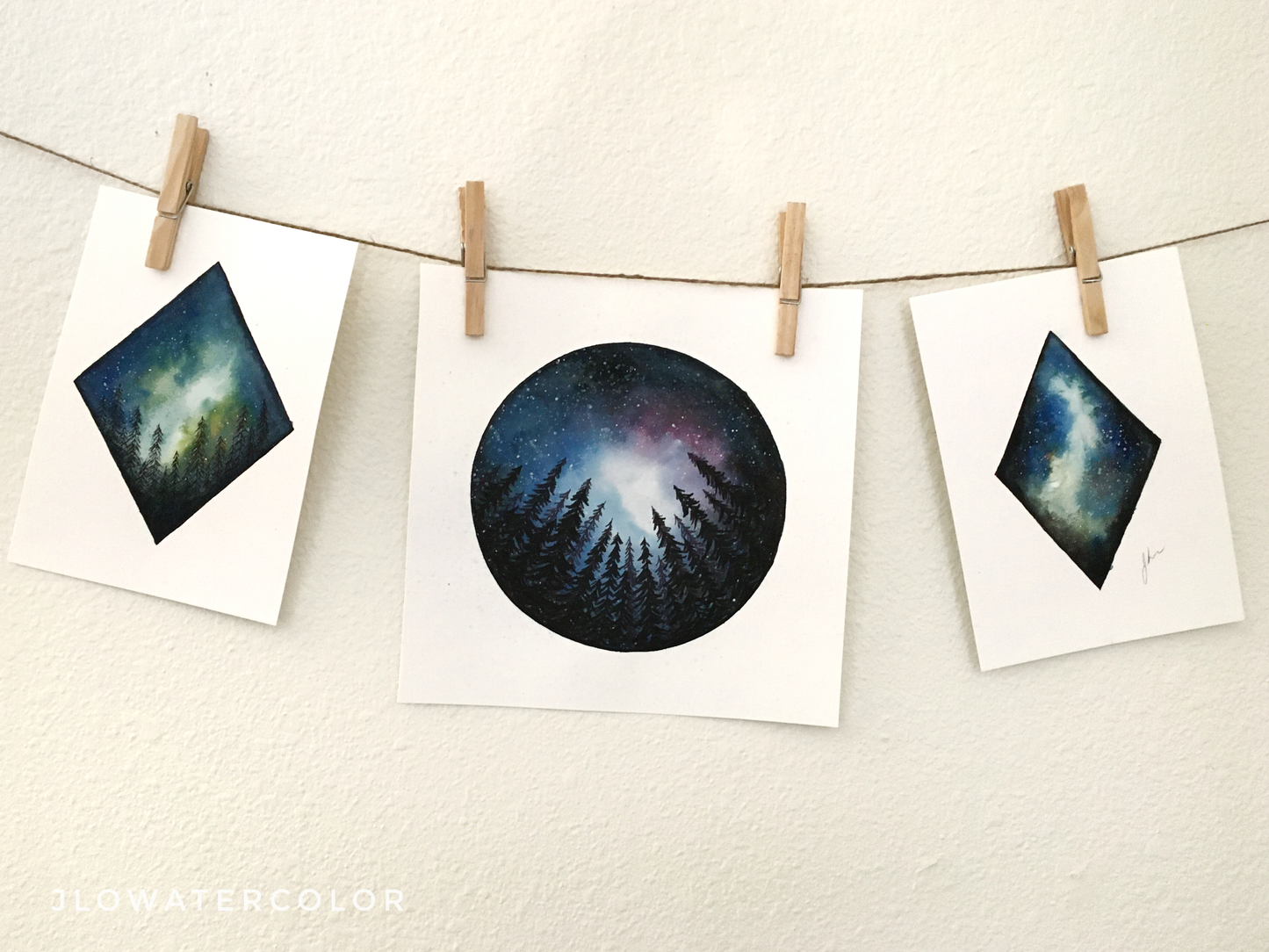 Galaxy Watercolors 12+