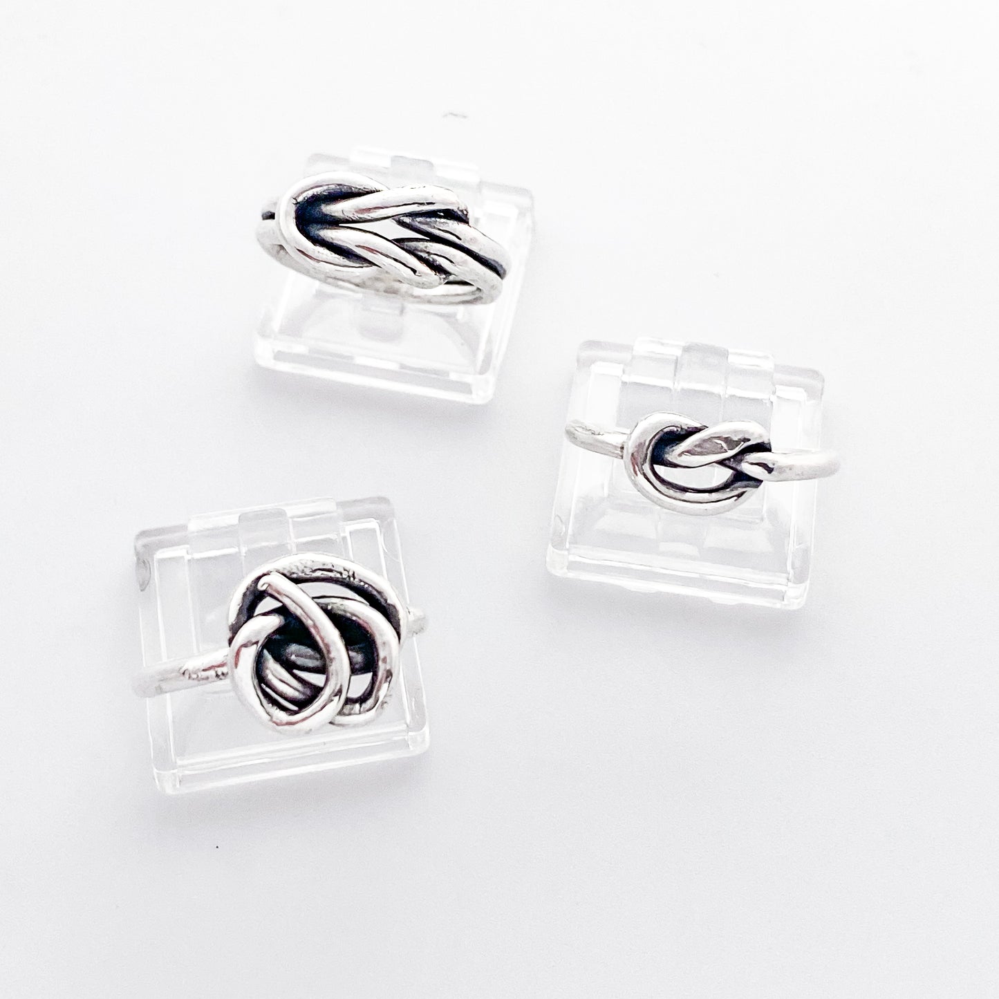 Sterling Silver Love Knot Ring 13+