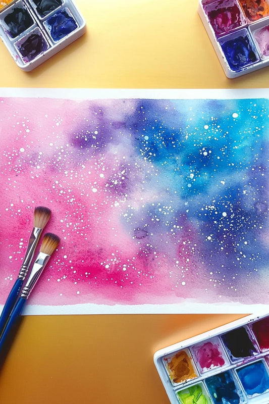 Sun, Aug 23 | Family Studio: Cosmic Watercolors