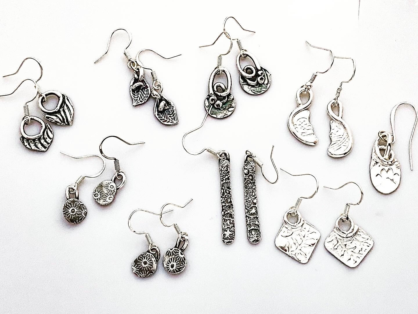Simple & Elegant Sterling Silver Earrings 13+