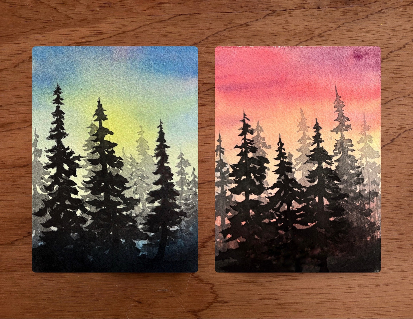 Watercolor Sunsets 12+