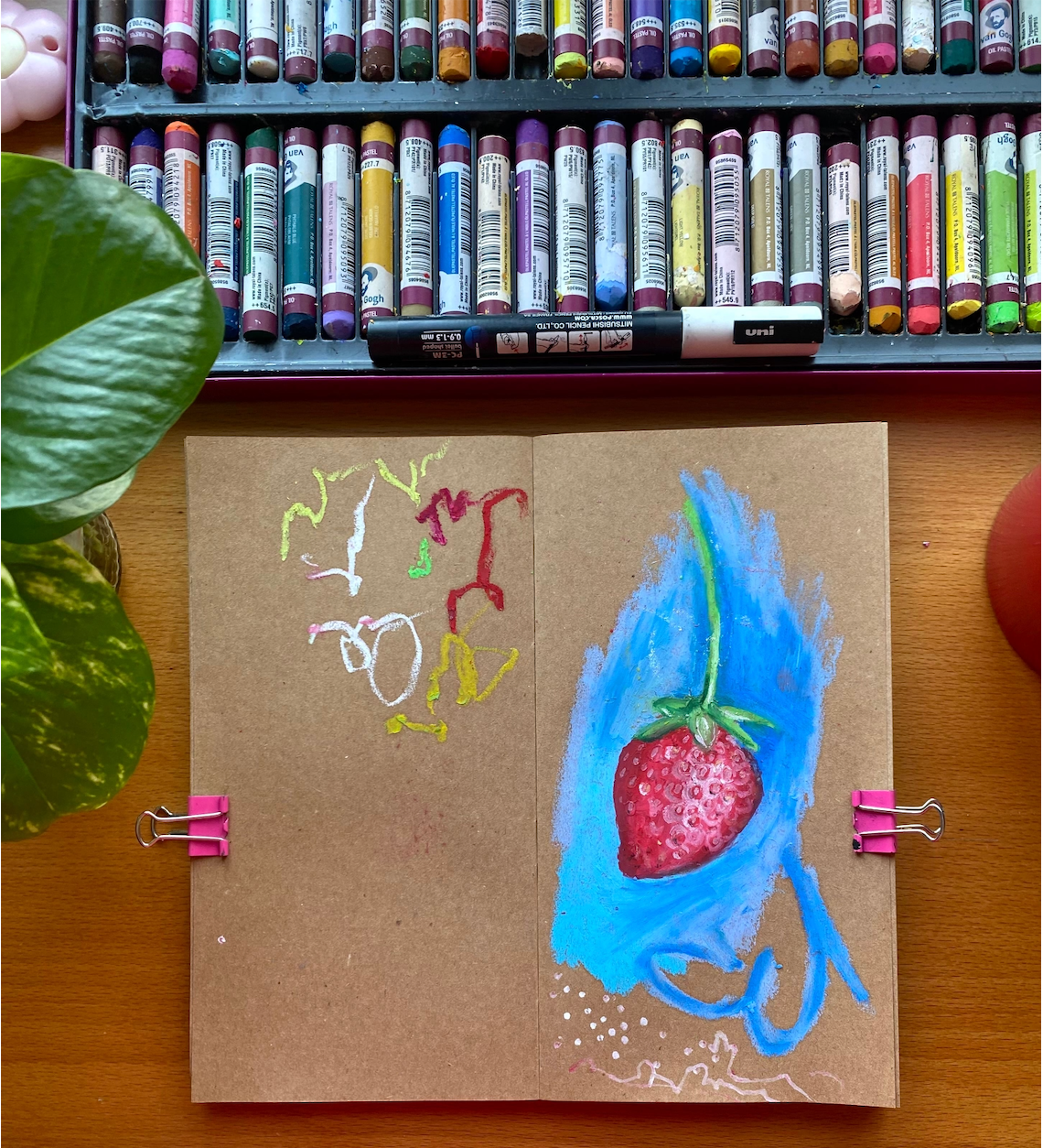 Still Life Chalk Pastels 12+