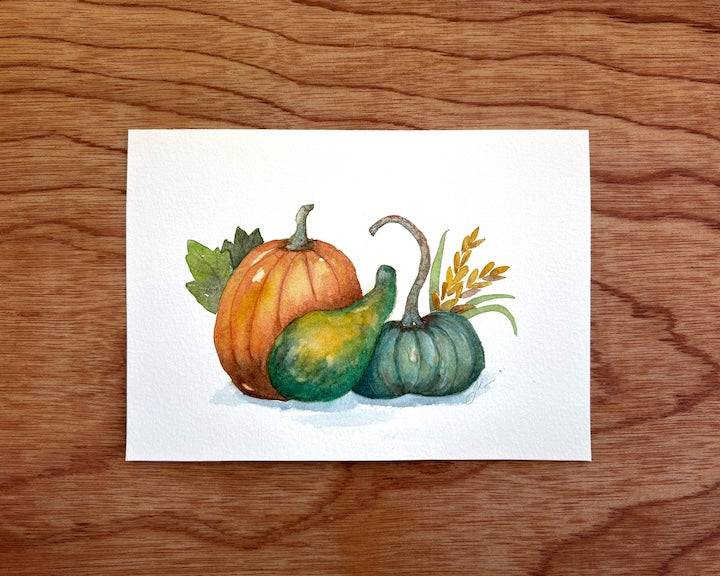 Tues. Nov. 10 |  Harvest Watercolor Landscapes 12+