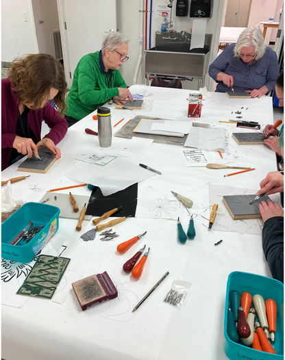 Wed, Dec 2 | Holiday Card Linocuts