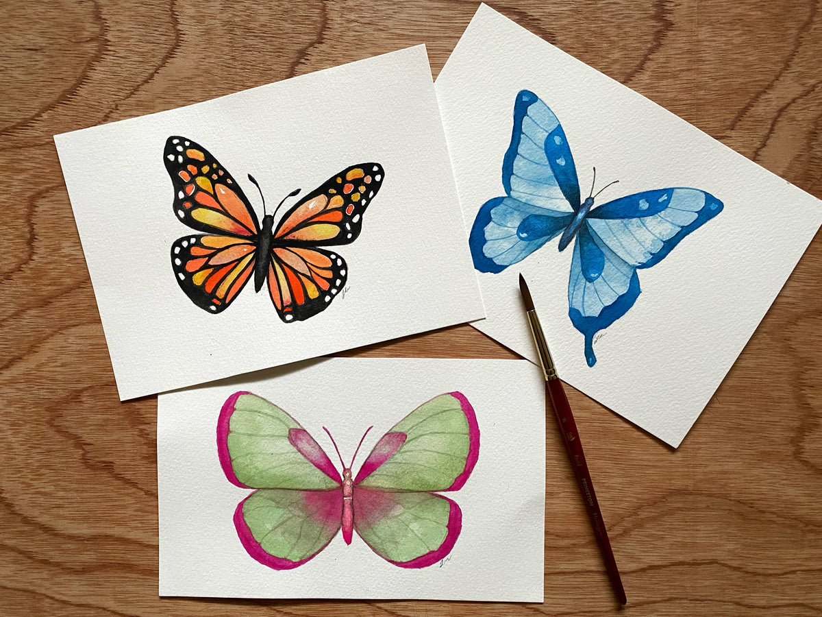 Thurs March 18 | Watercolor Butterflies 12+