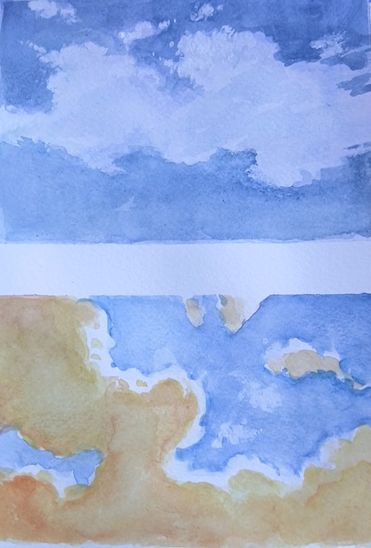 Tues. April 20 | Watercolor Clouds 12+